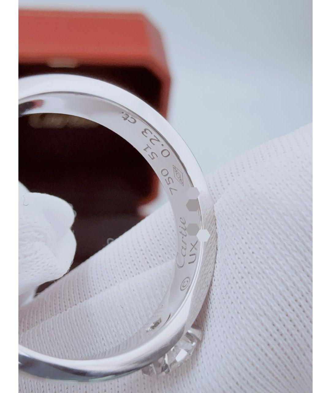 CARTIER Серебряное кольцо из белого золота, фото 6