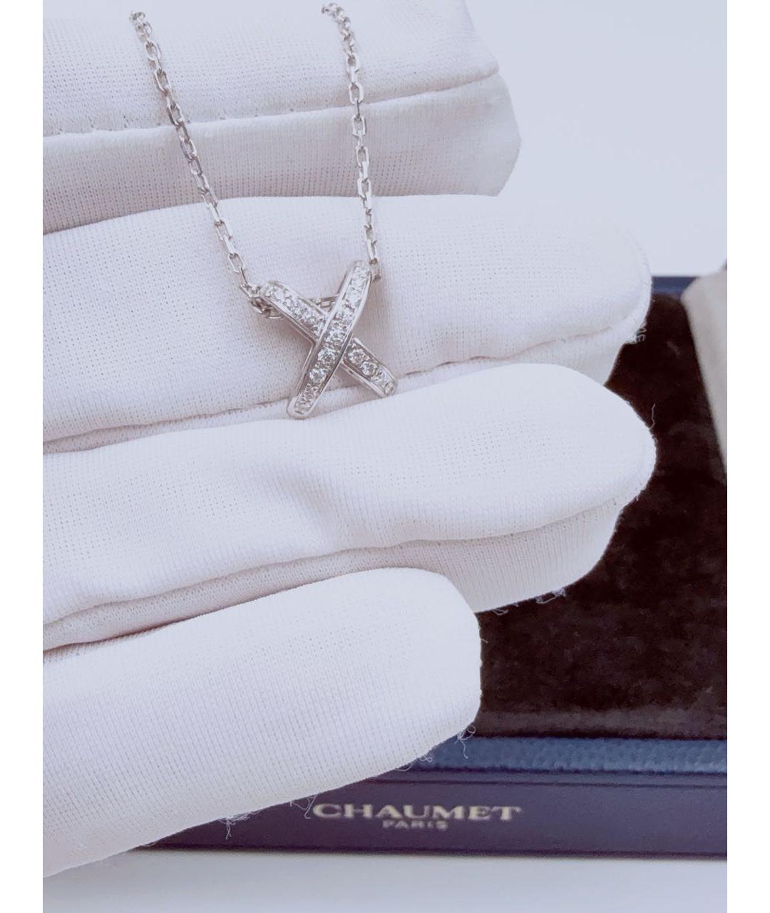 CHAUMET Серебряное колье из белого золота, фото 7