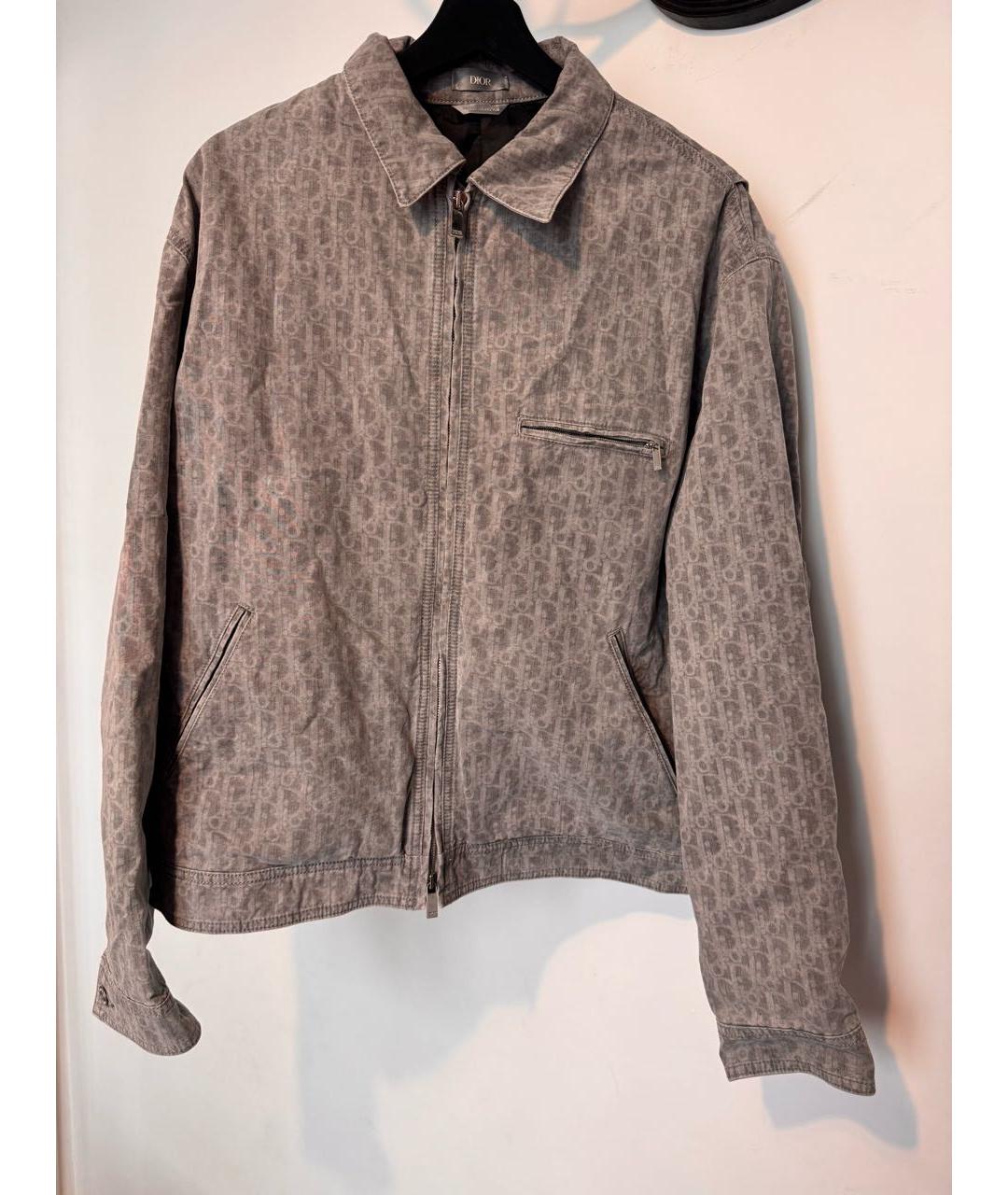 CHRISTIAN DIOR Серая хлопковая куртка, фото 9