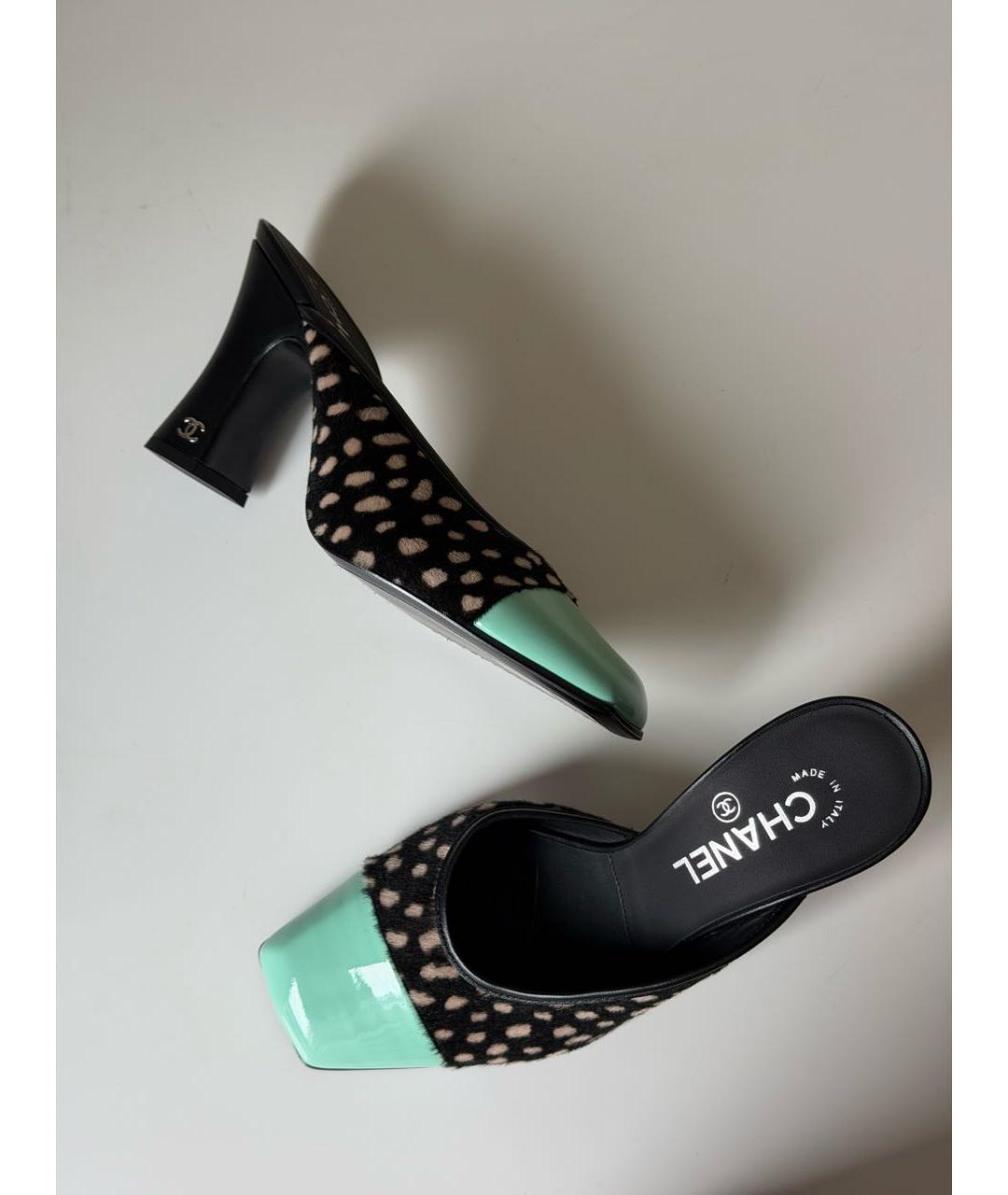 CHANEL Черные туфли, фото 3