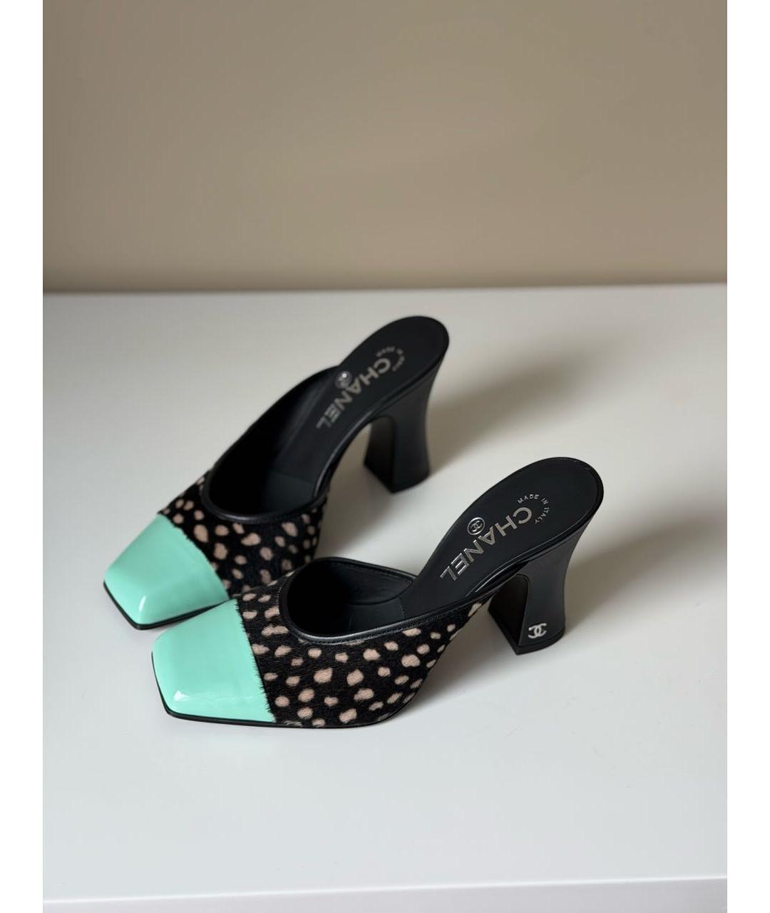 CHANEL Черные туфли, фото 2