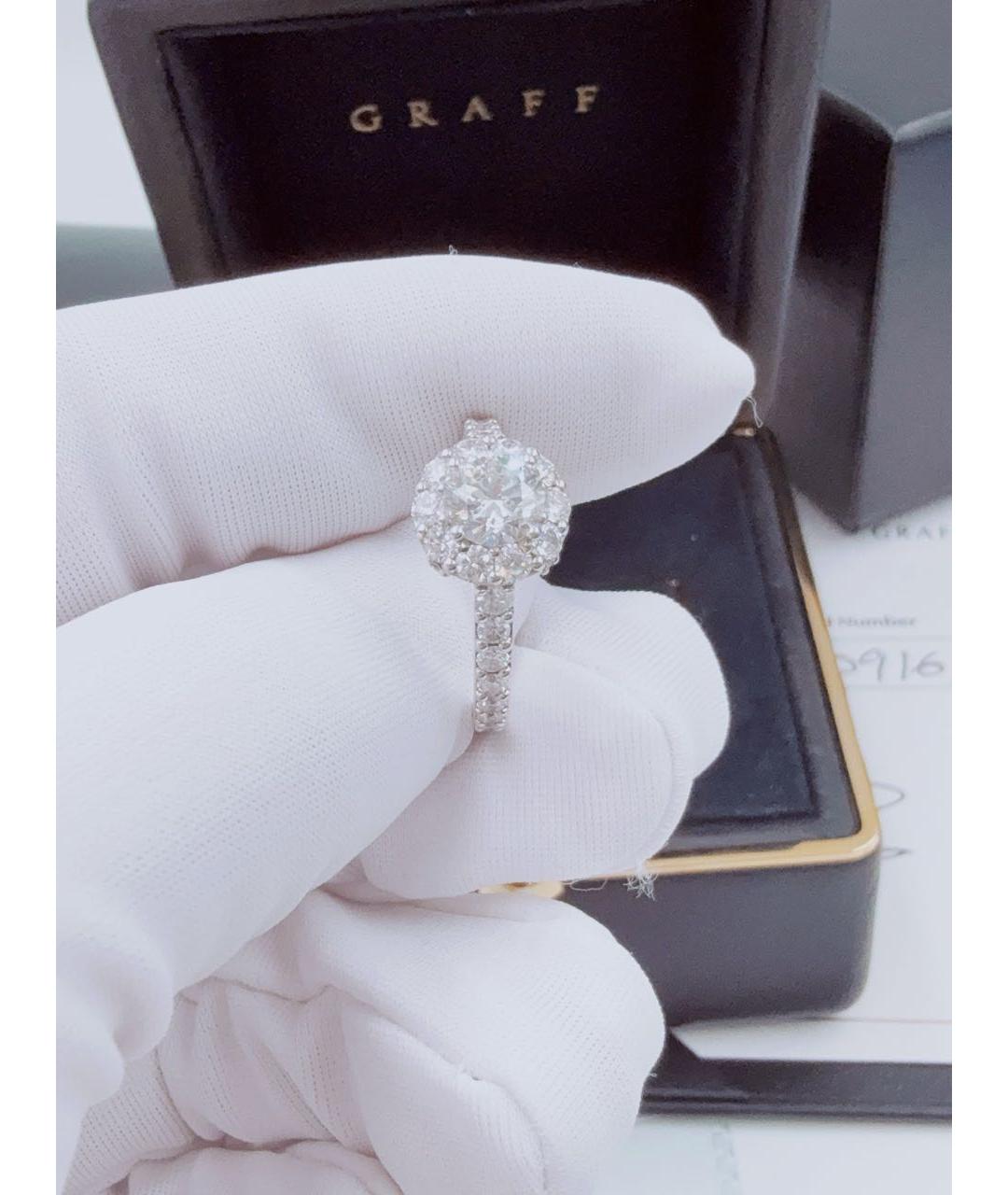GRAFF Серебряное кольцо из белого золота, фото 9