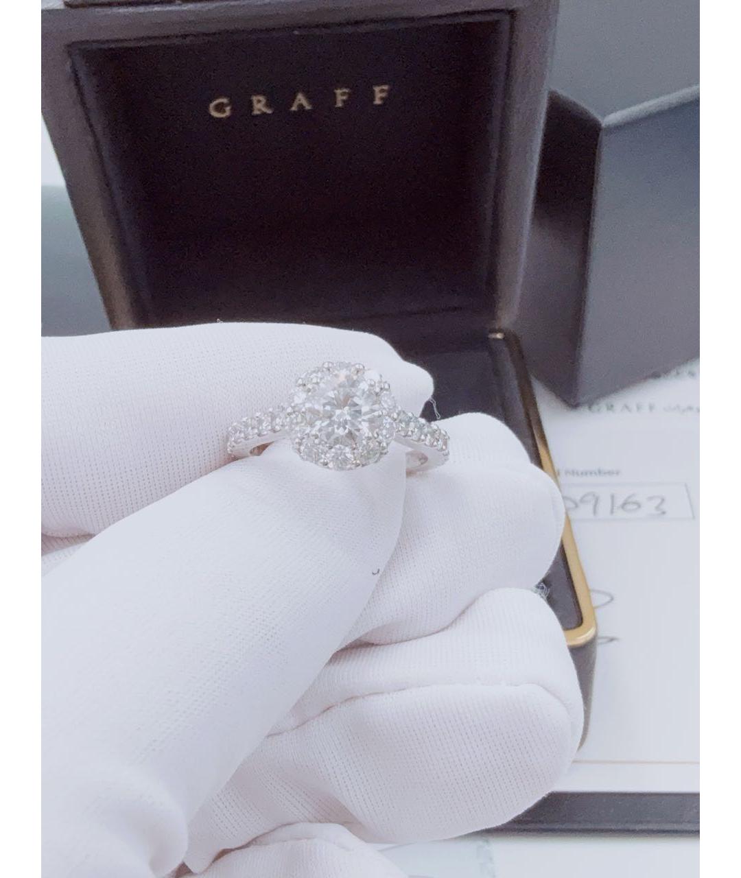 GRAFF Серебряное кольцо из белого золота, фото 3