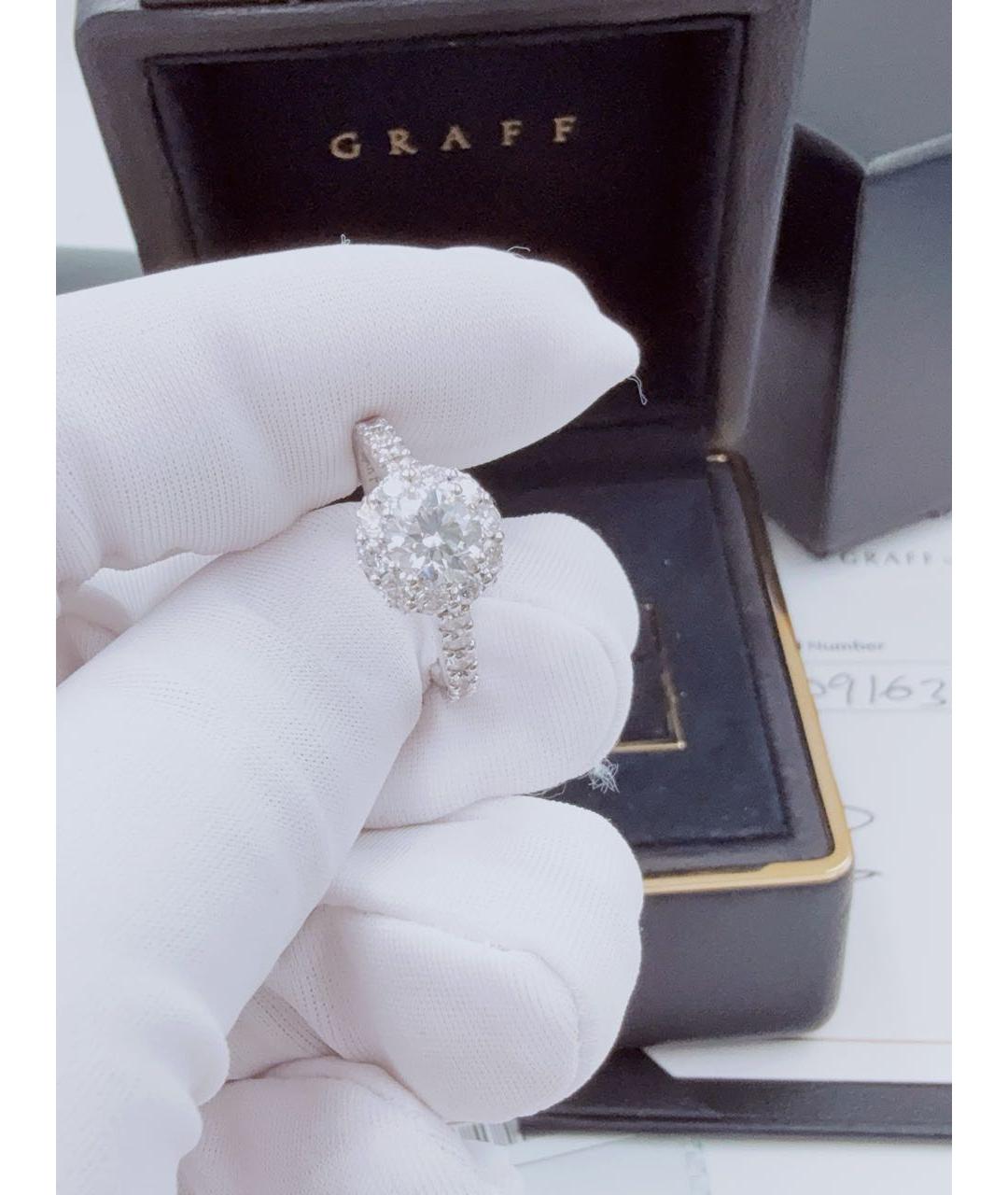 GRAFF Серебряное кольцо из белого золота, фото 5