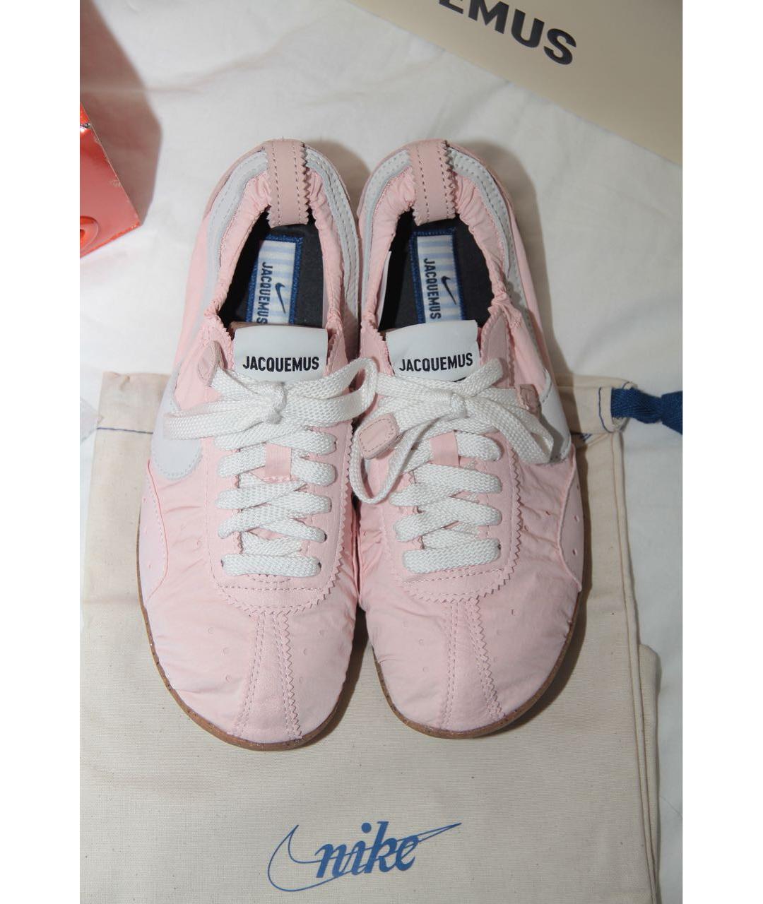 JACQUEMUS Розовые кеды, фото 2