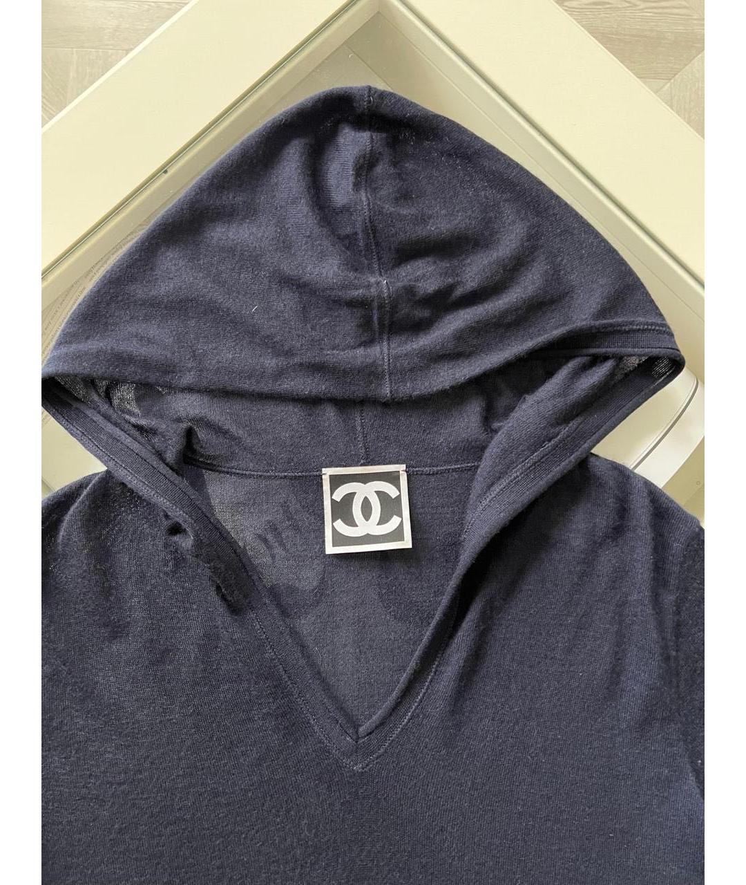 CHANEL Темно-синий джемпер / свитер, фото 3