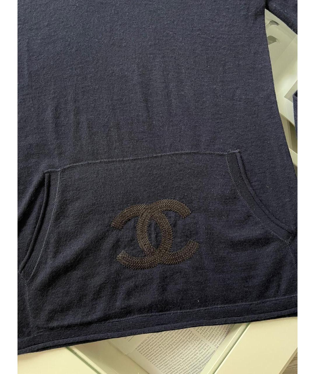 CHANEL Темно-синий джемпер / свитер, фото 7