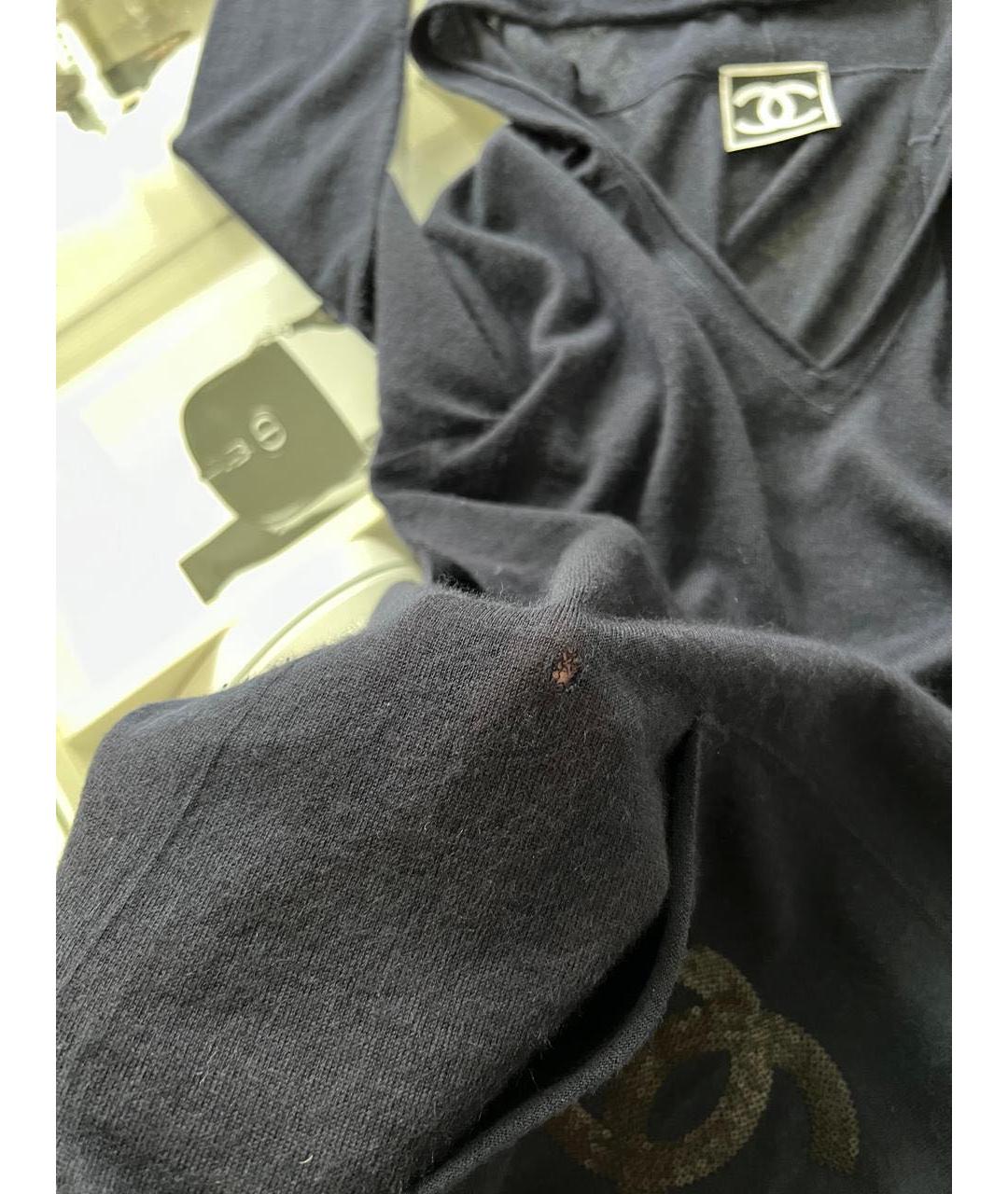 CHANEL Темно-синий джемпер / свитер, фото 4