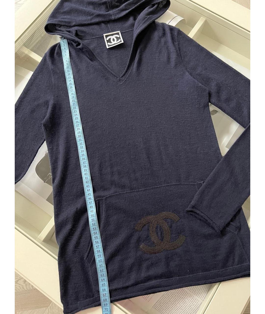 CHANEL Темно-синий джемпер / свитер, фото 6