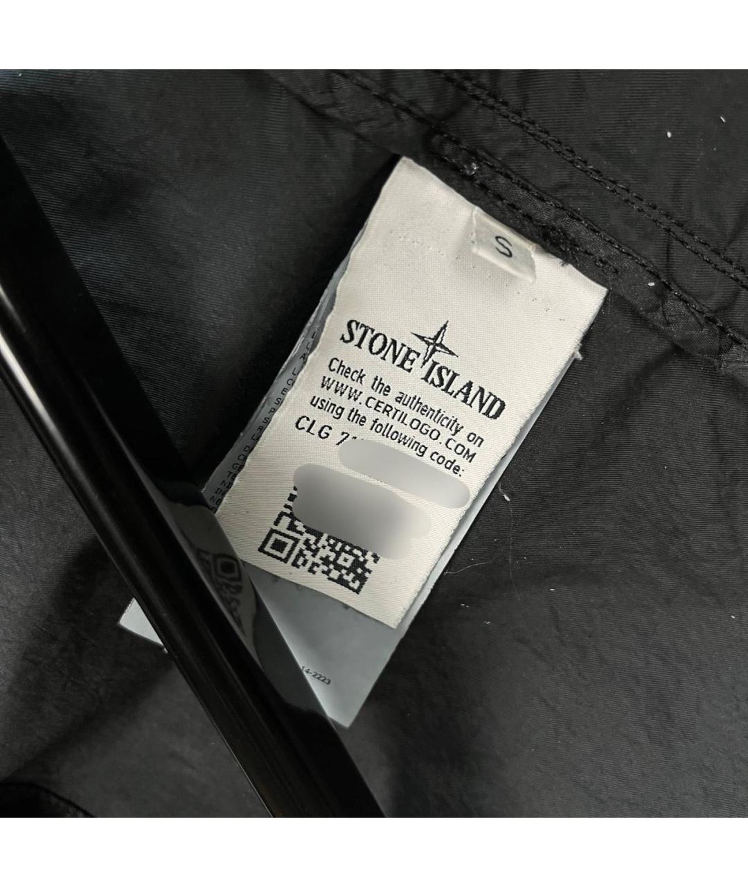 STONE ISLAND Черная куртка, фото 3