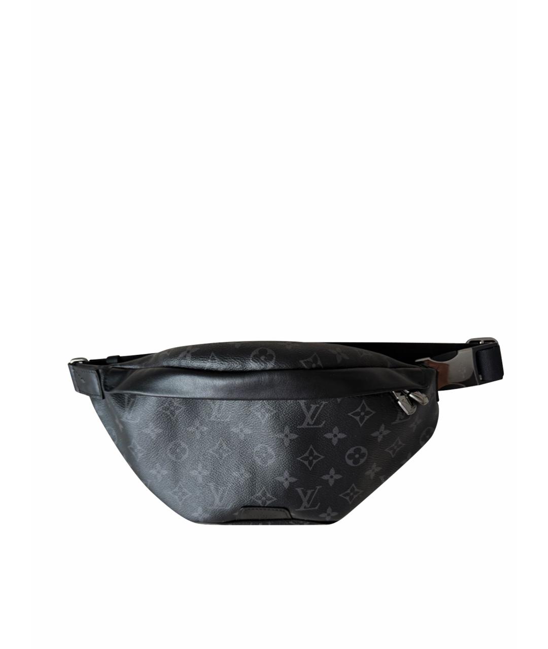 LOUIS VUITTON Черная поясная сумка, фото 1