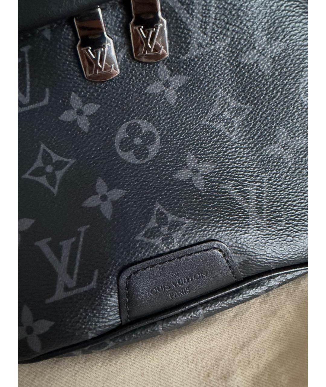 LOUIS VUITTON Черная поясная сумка, фото 4