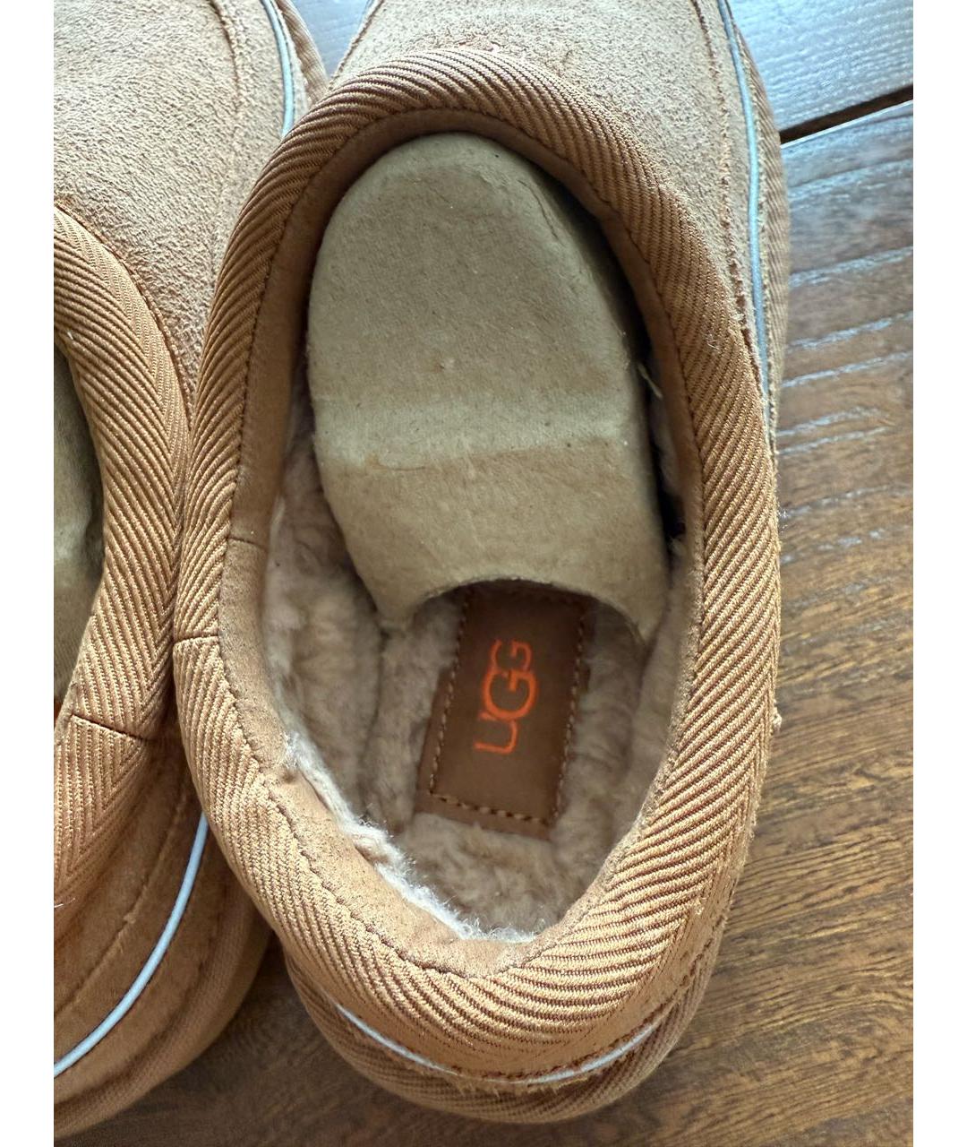 UGG AUSTRALIA Горчичные замшевые ботинки, фото 5