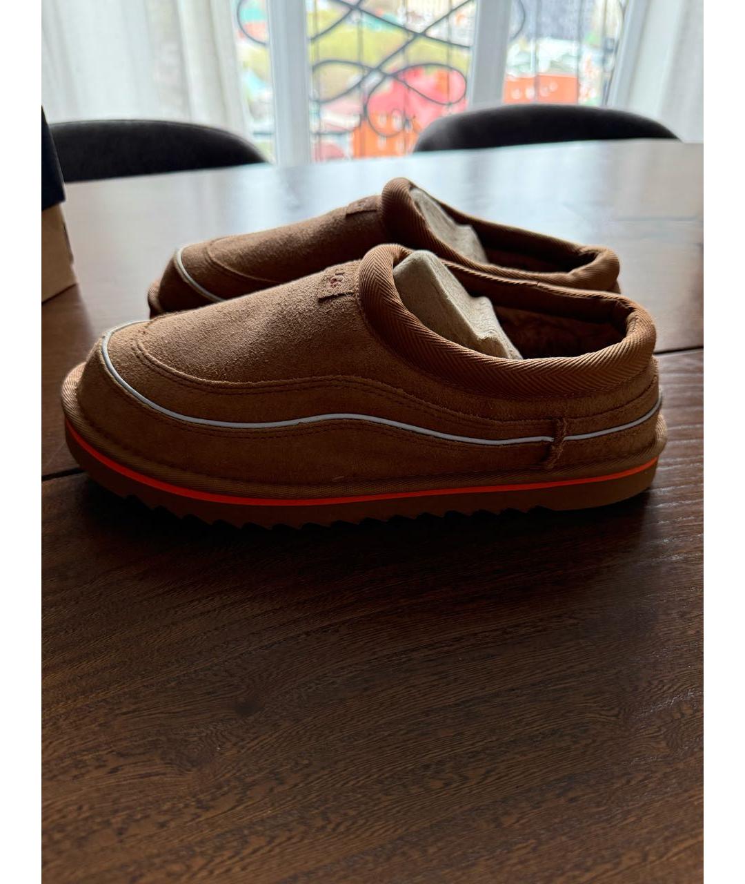 UGG AUSTRALIA Горчичные замшевые ботинки, фото 9