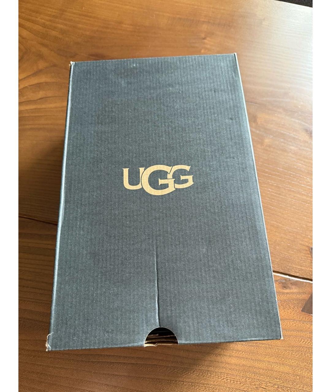 UGG AUSTRALIA Горчичные замшевые ботинки, фото 8