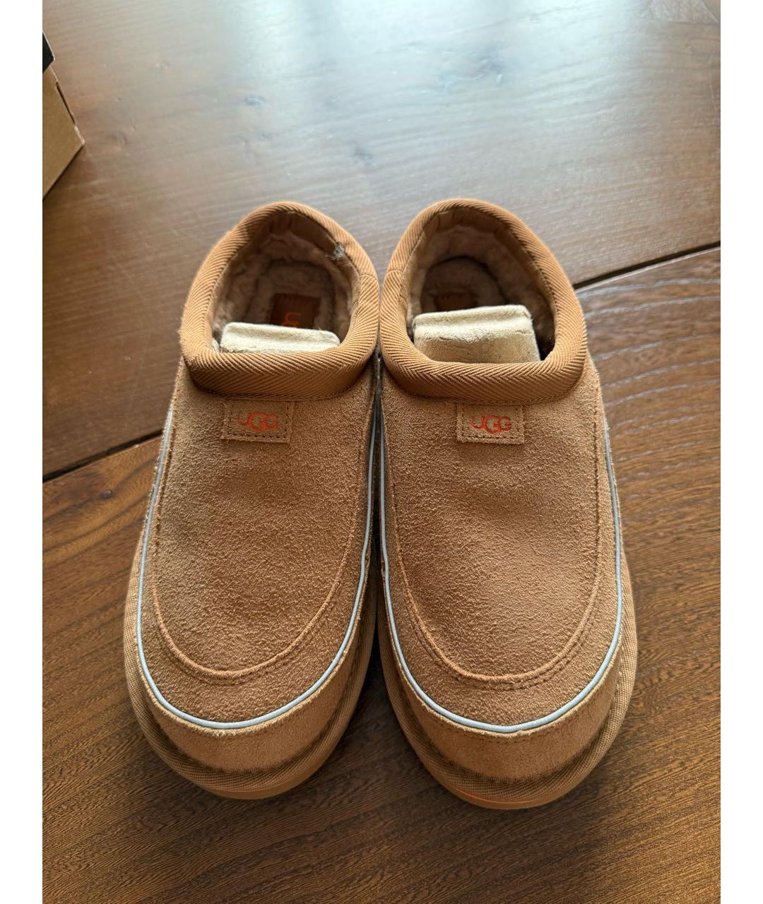 UGG AUSTRALIA Горчичные замшевые ботинки, фото 2