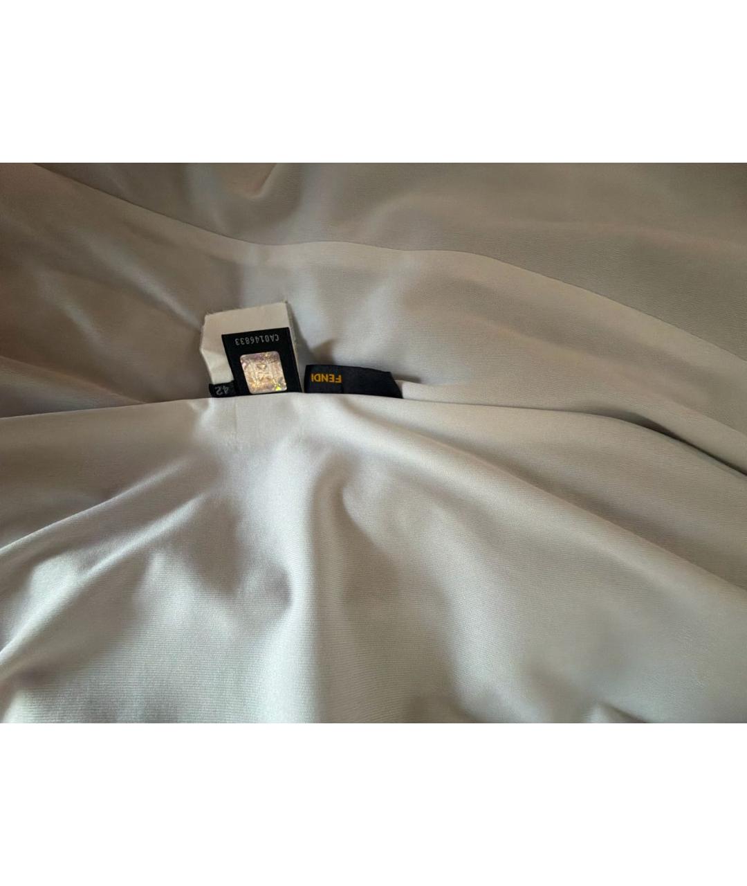 FENDI Черная полиамидовая куртка, фото 6