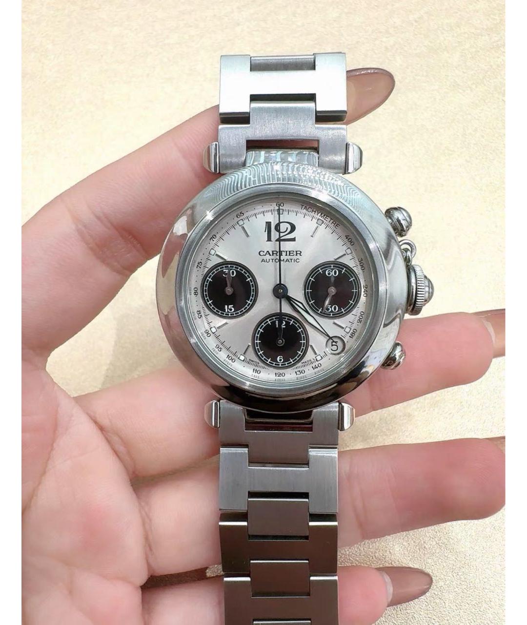 CARTIER Серебряные часы, фото 2