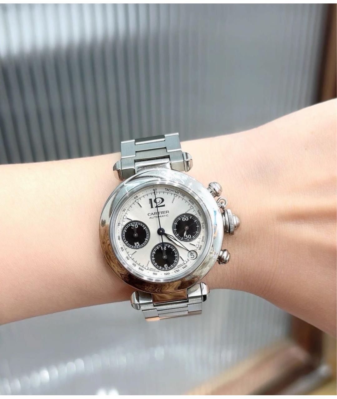 CARTIER Серебряные часы, фото 5