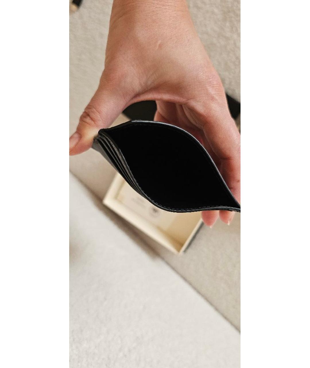 MONTBLANC Черный кожаный кардхолдер, фото 3