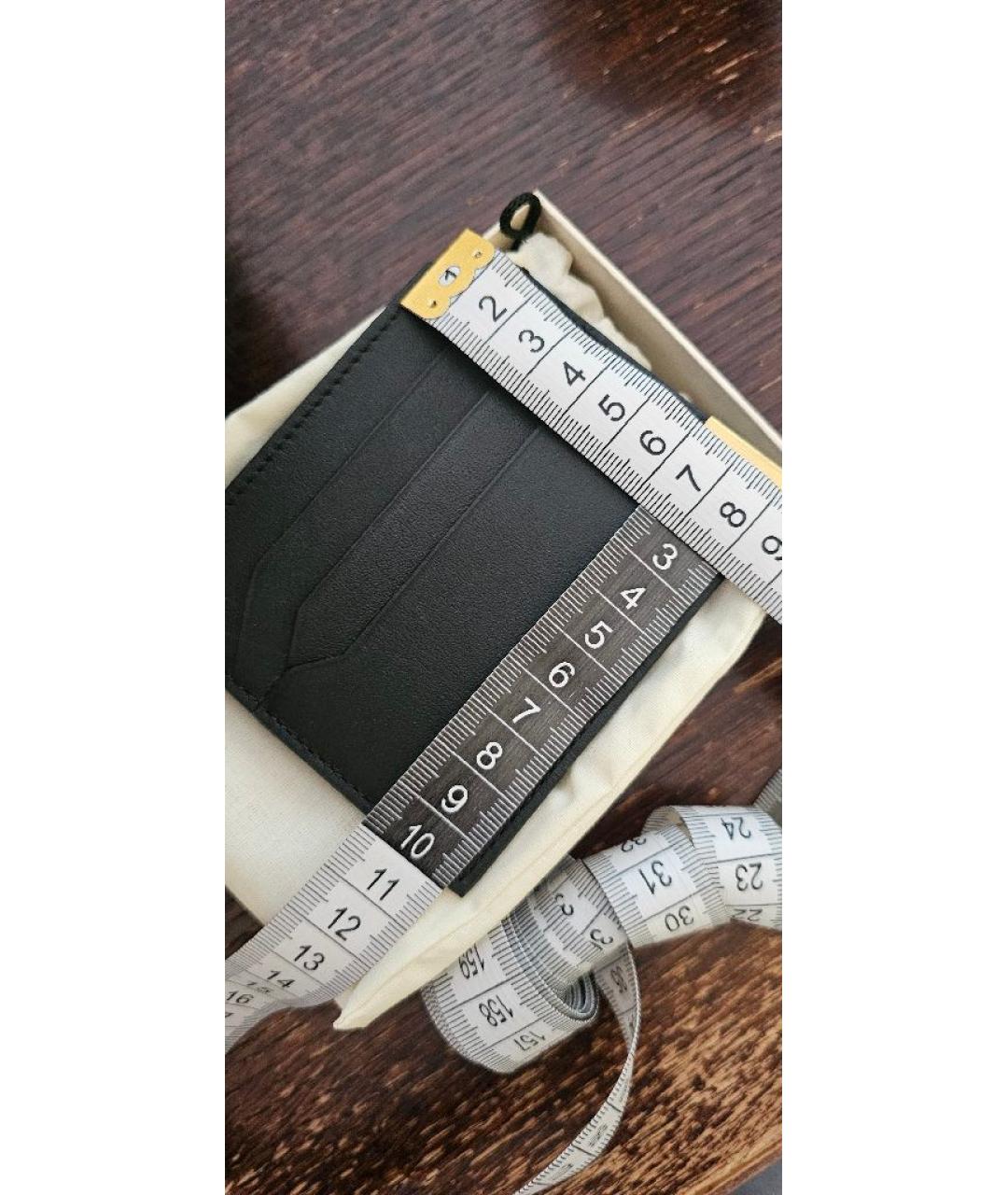 MONTBLANC Черный кожаный кардхолдер, фото 4