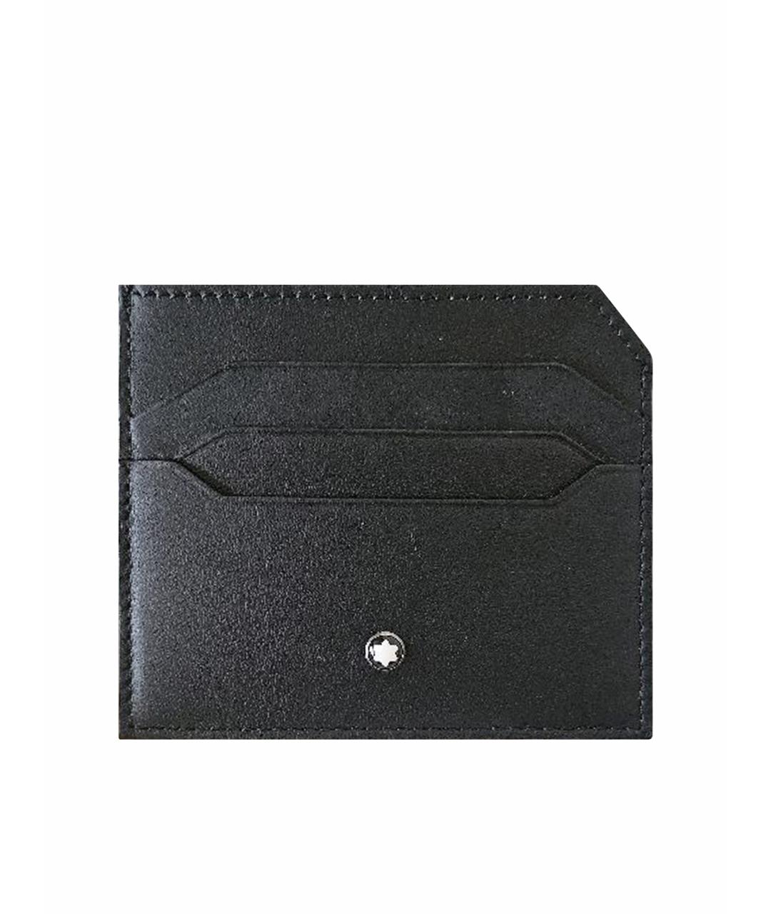 MONTBLANC Черный кожаный кардхолдер, фото 10