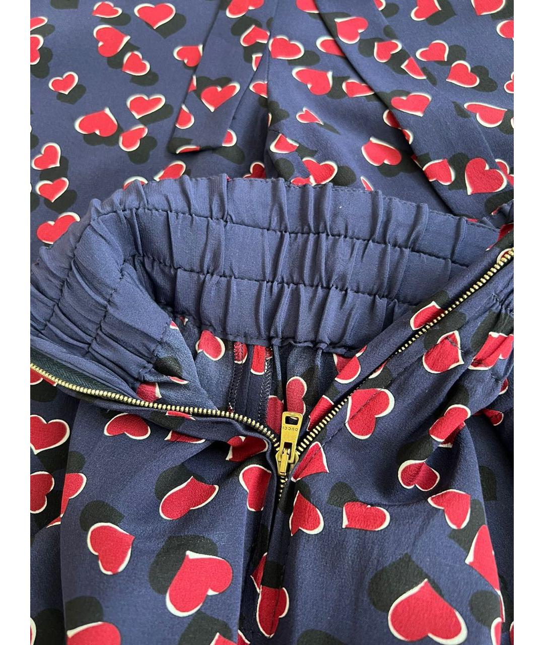 GUCCI Мульти шелковый костюм с юбками, фото 5