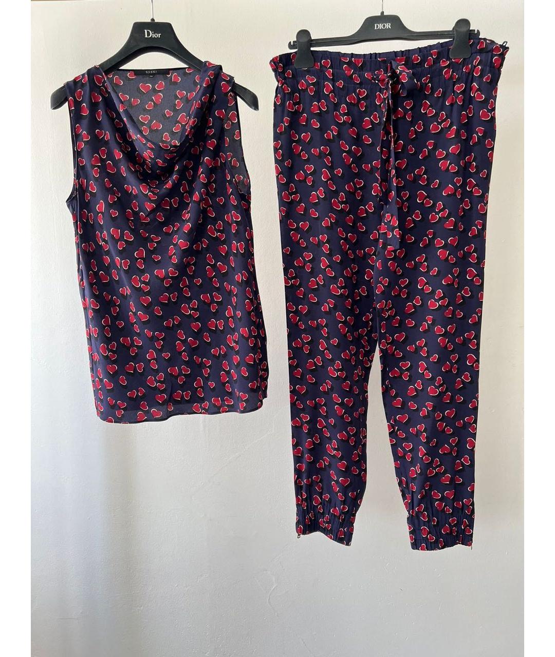 GUCCI Мульти шелковый костюм с юбками, фото 9