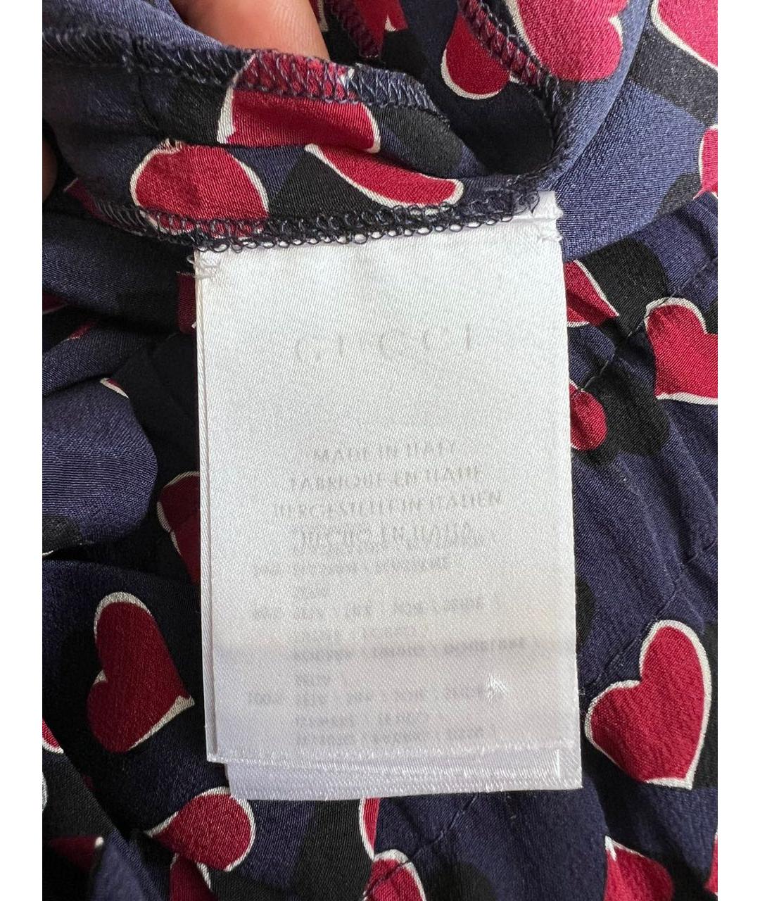 GUCCI Мульти шелковый костюм с юбками, фото 4