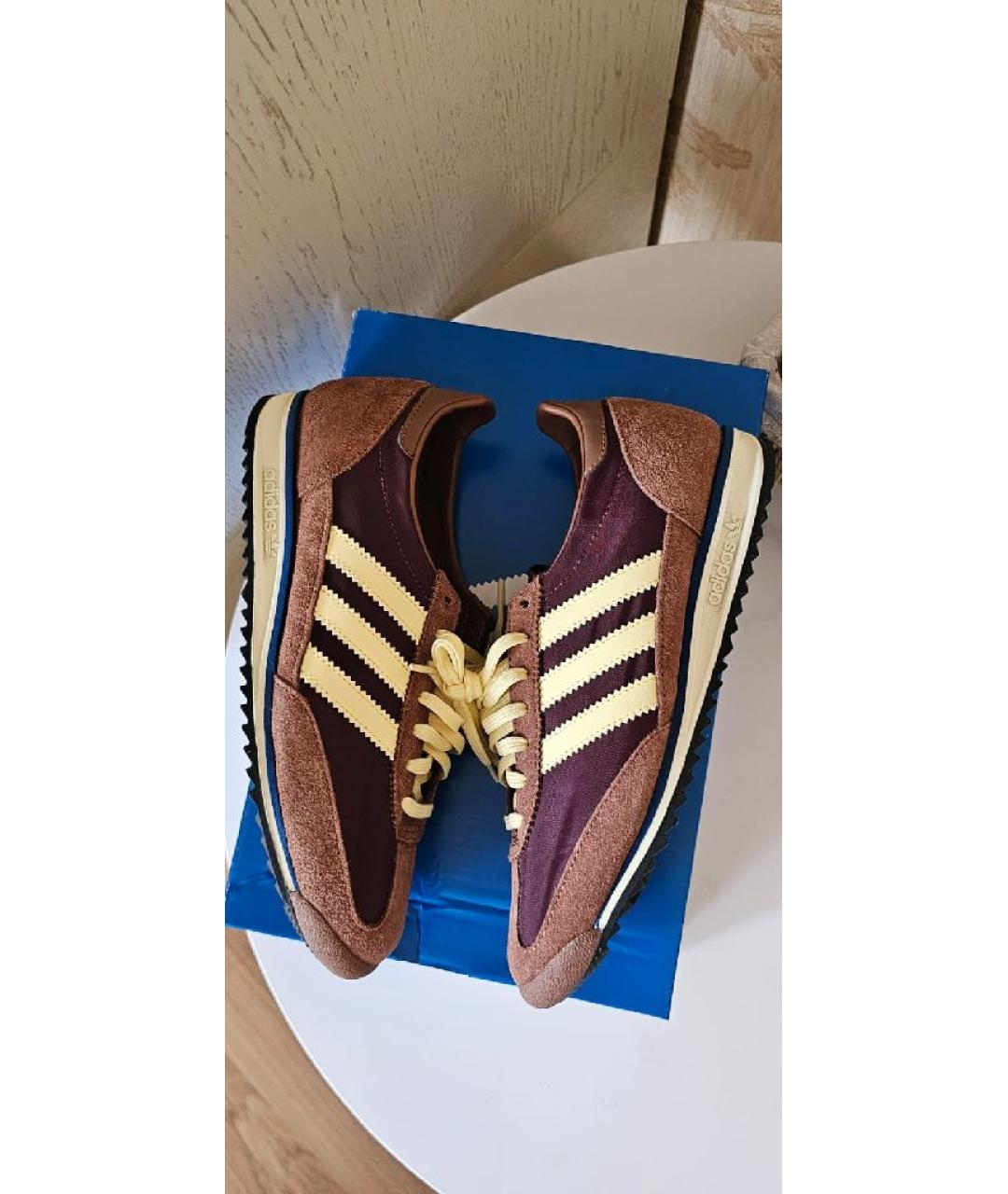 ADIDAS Коричневые замшевые кеды, фото 8