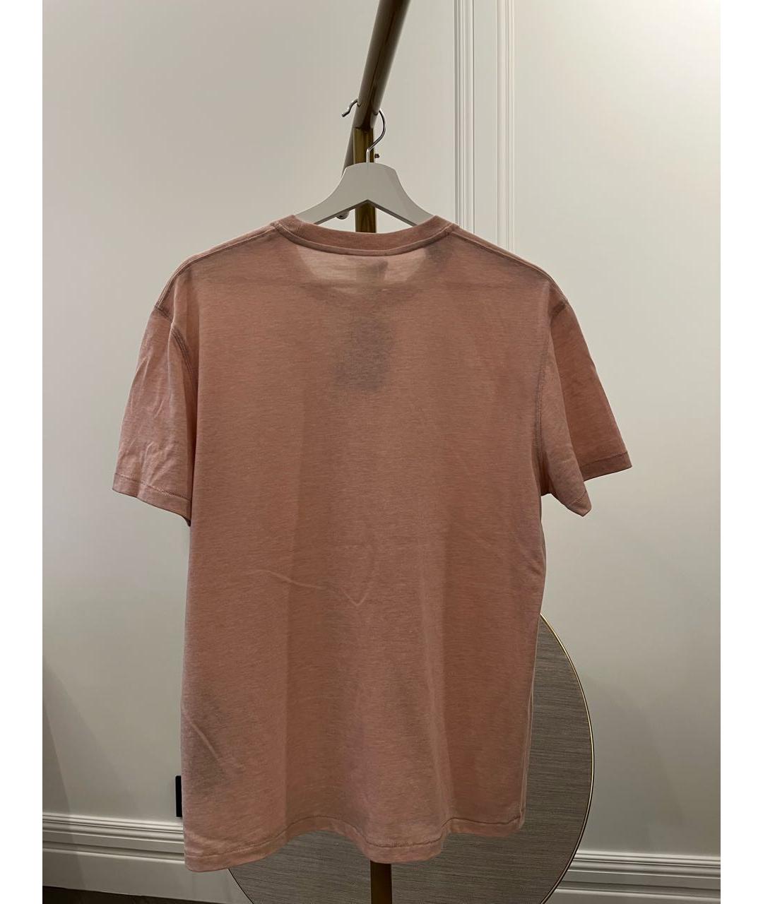 TOM FORD Розовая хлопковая футболка, фото 2