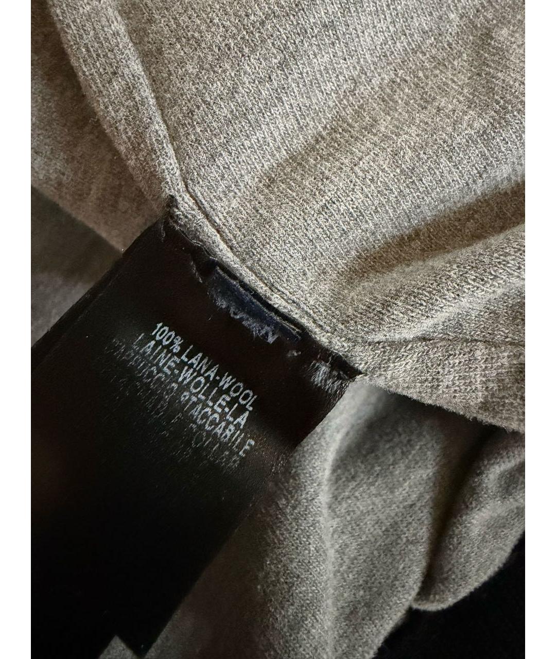 ZEGNA Черный шерстяной кардиган, фото 4