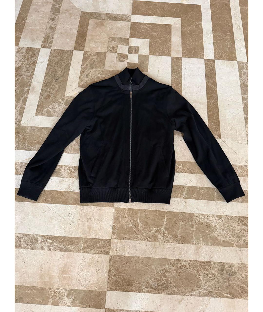 ZEGNA Черный шерстяной кардиган, фото 5