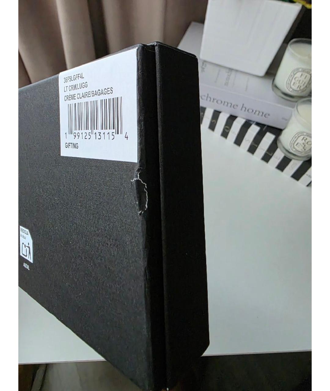 MICHAEL KORS Бежевый кожаный кошелек, фото 9