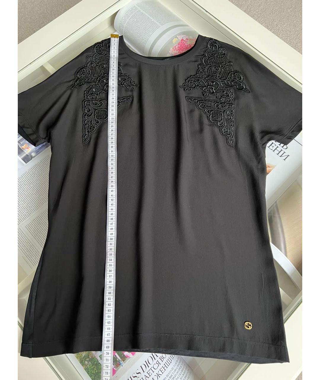 GUCCI Черная футболка, фото 6