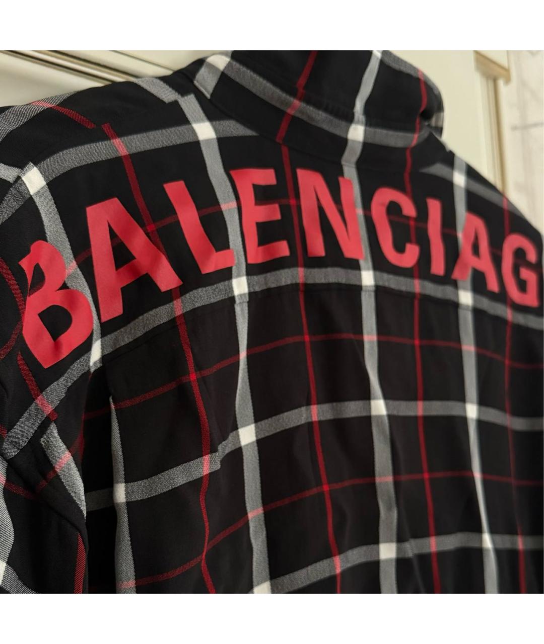 BALENCIAGA Мульти рубашка, фото 4