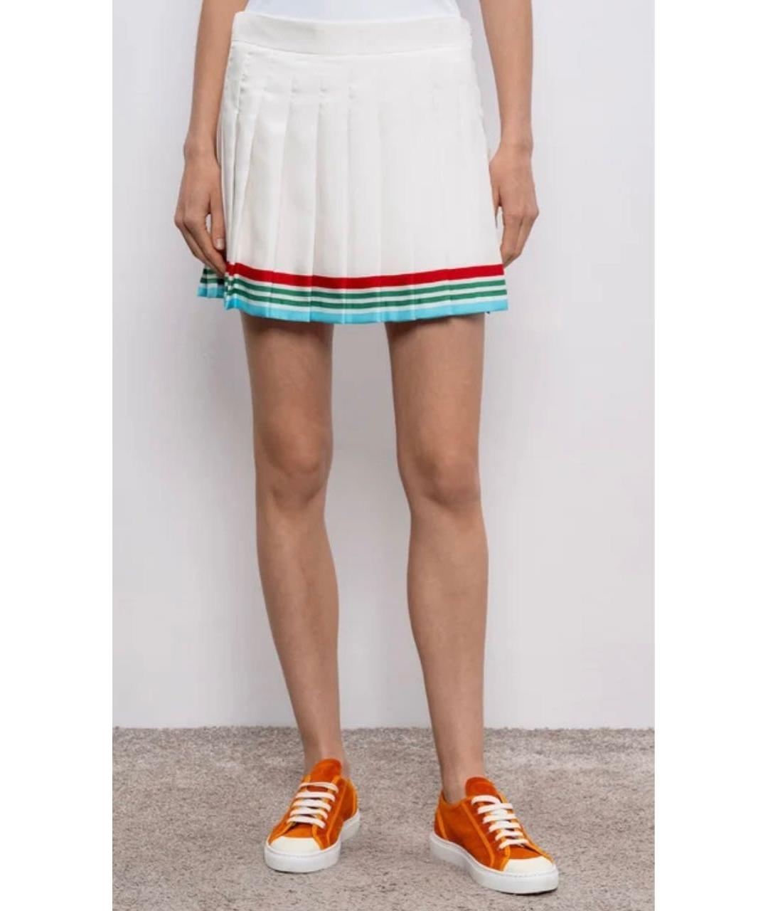 CASABLANCA Мульти шелковая юбка мини, фото 7