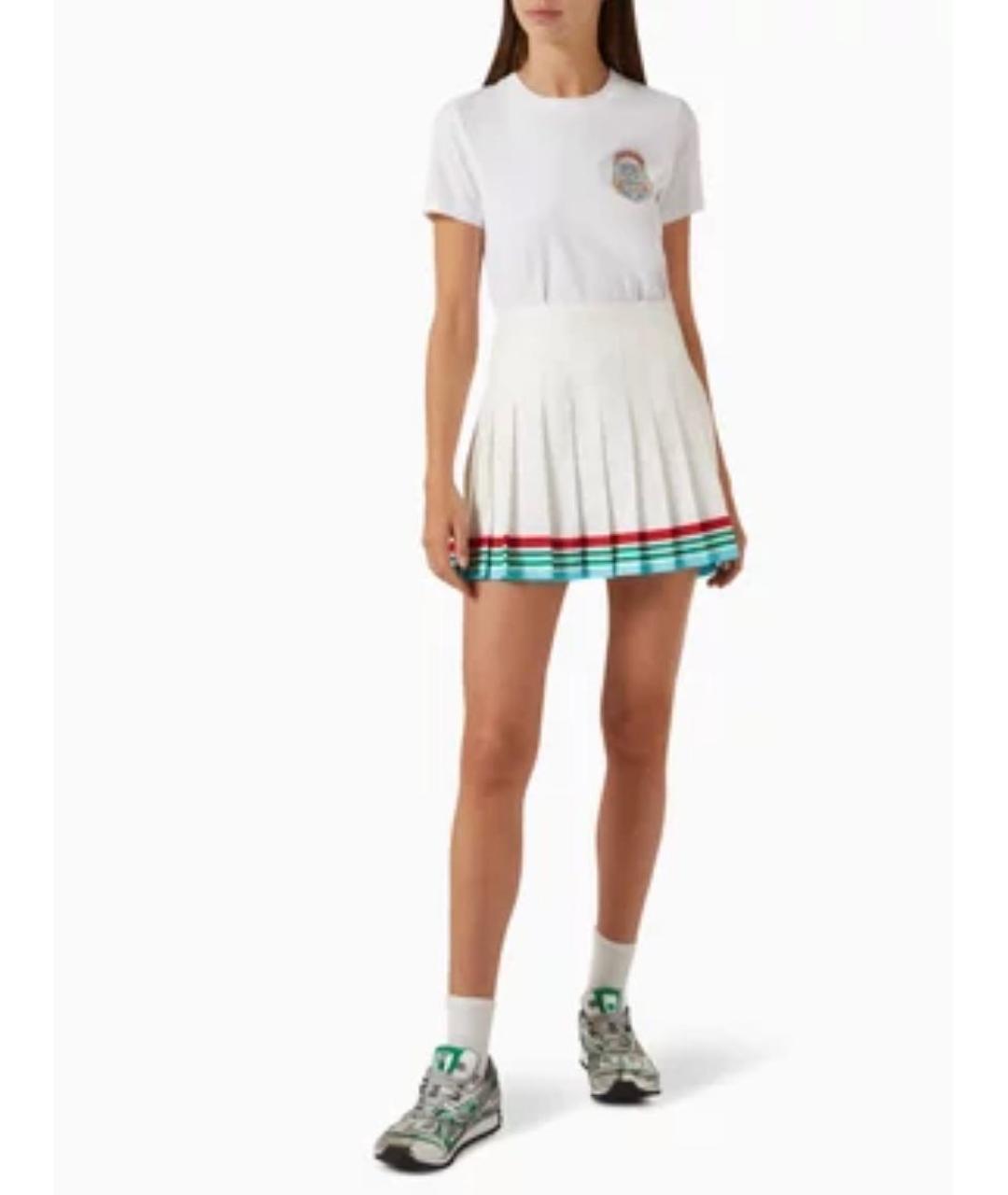 CASABLANCA Мульти шелковая юбка мини, фото 8