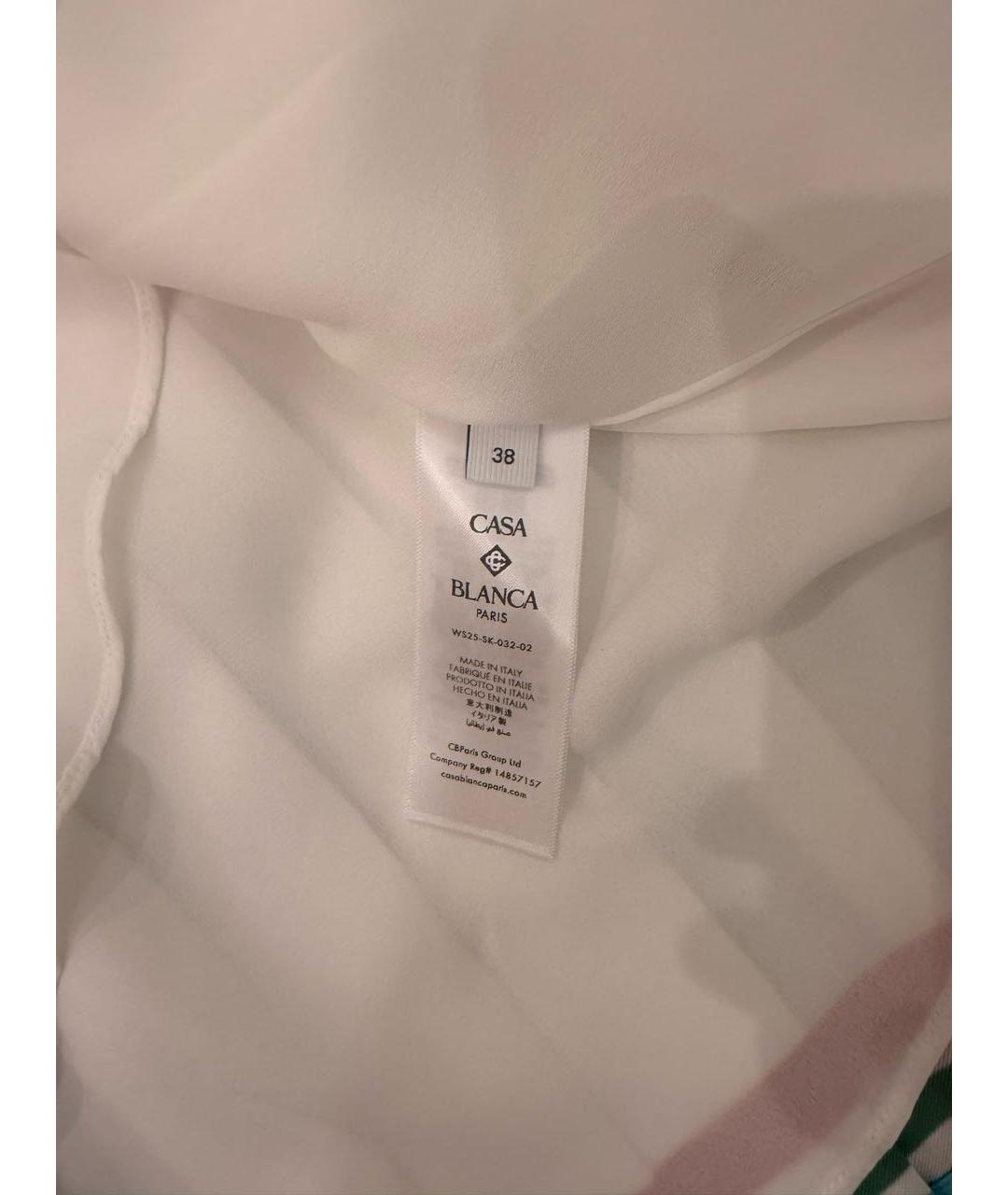 CASABLANCA Мульти шелковая юбка мини, фото 5