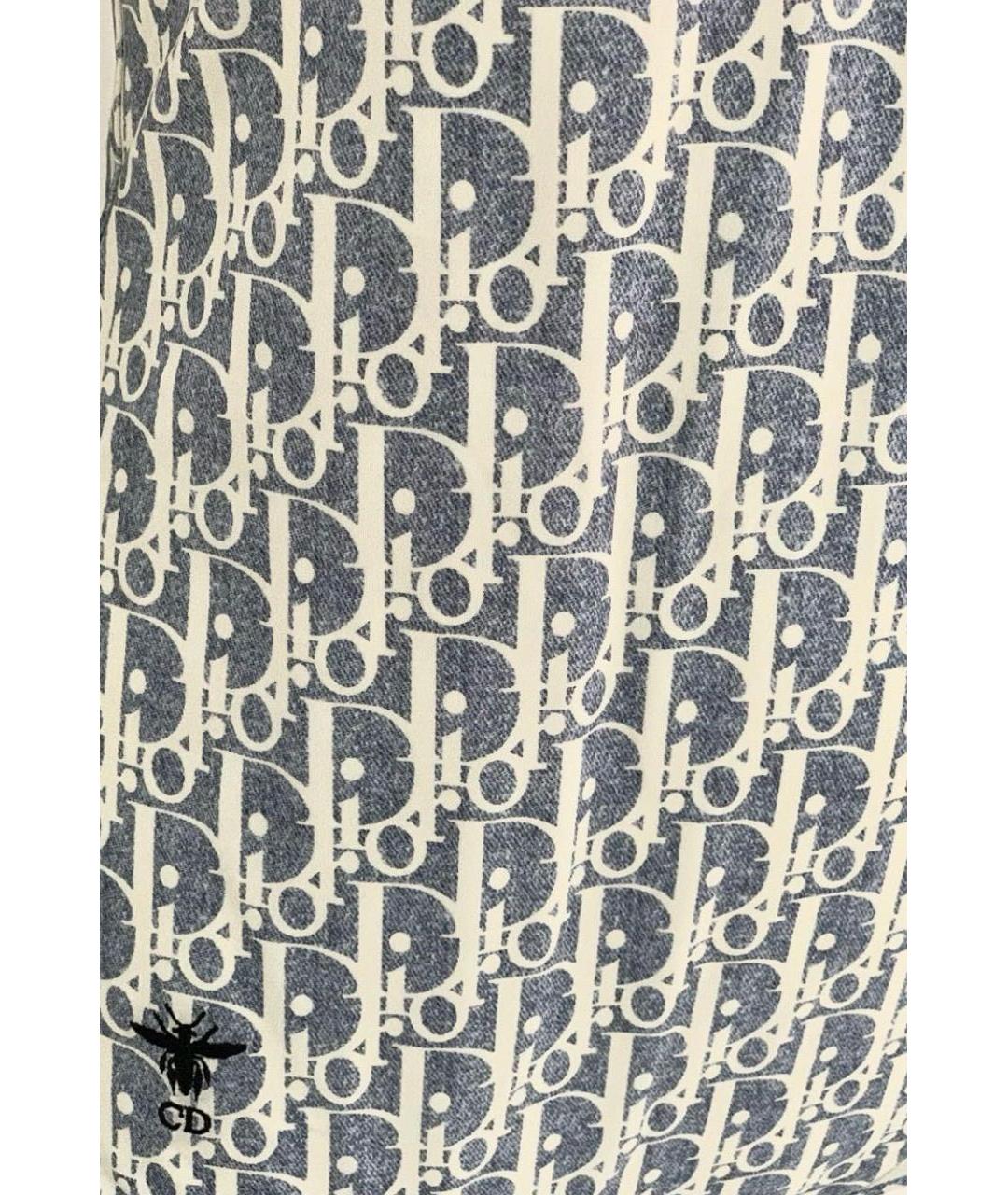 CHRISTIAN DIOR Голубой полиамидовый купальник, фото 3