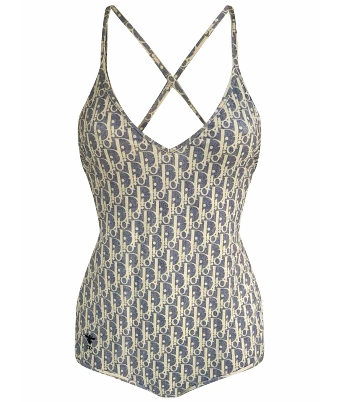 CHRISTIAN DIOR Голубой полиамидовый купальник, фото 1