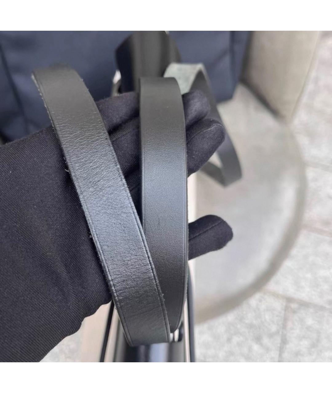 HERMES Черная тканевая сумка через плечо, фото 7