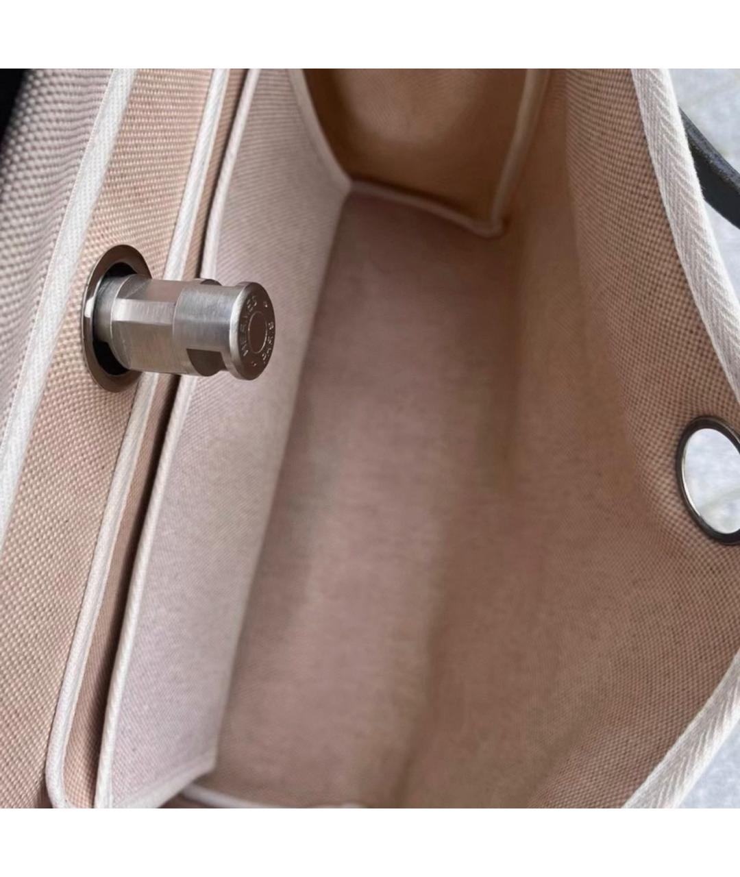 HERMES Черная тканевая сумка через плечо, фото 3