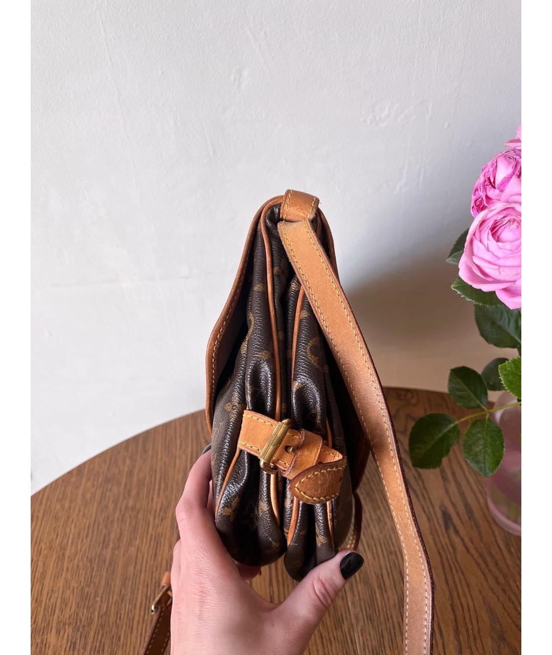 LOUIS VUITTON Коричневая сумка через плечо, фото 7