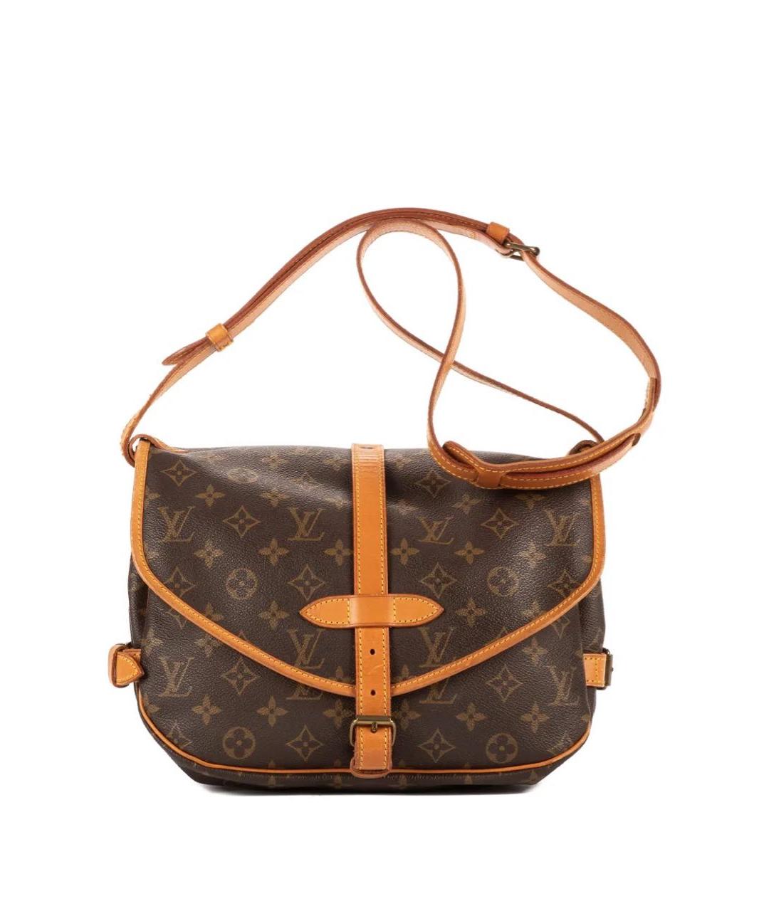 LOUIS VUITTON Коричневая сумка через плечо, фото 9