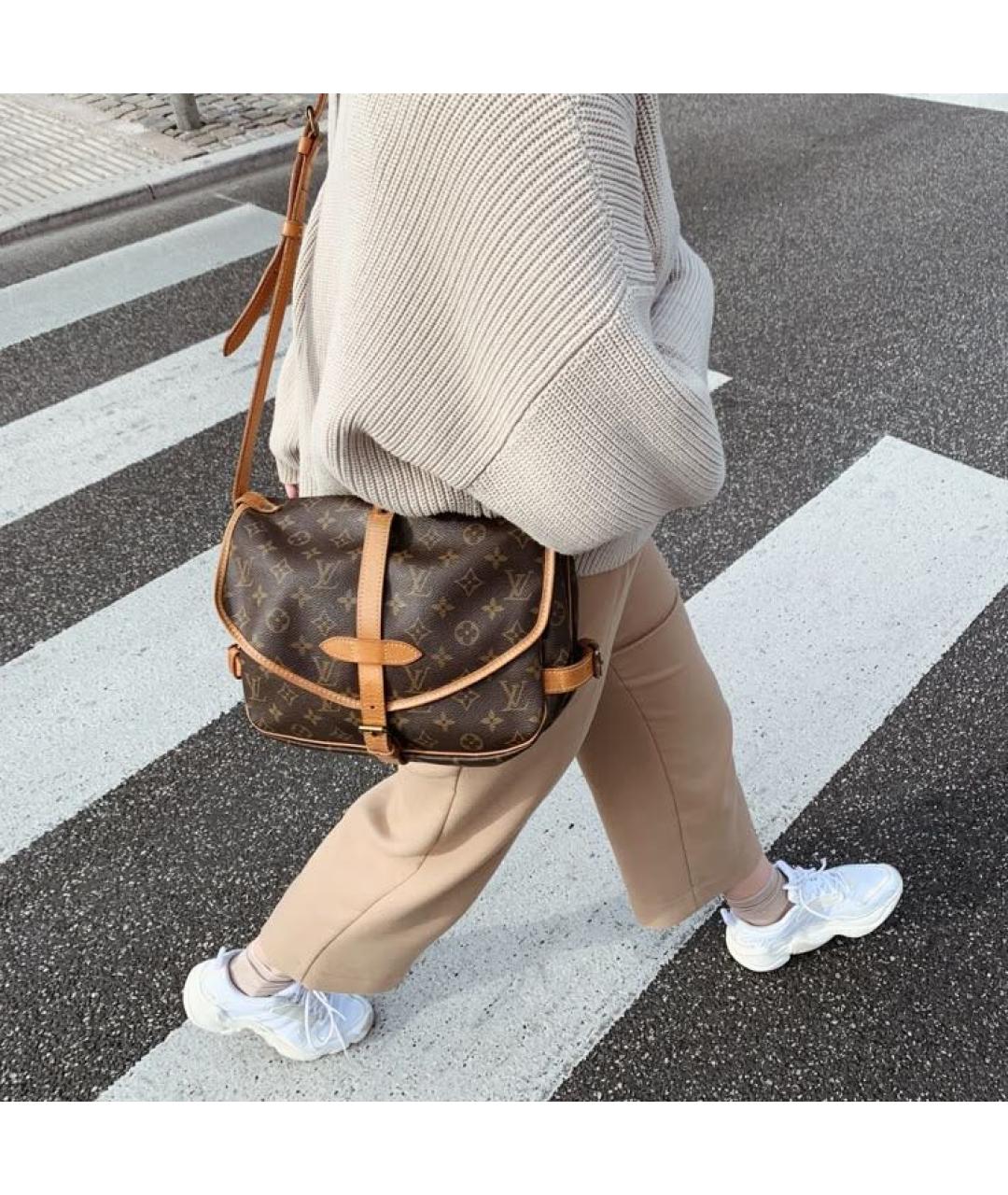 LOUIS VUITTON Коричневая сумка через плечо, фото 8