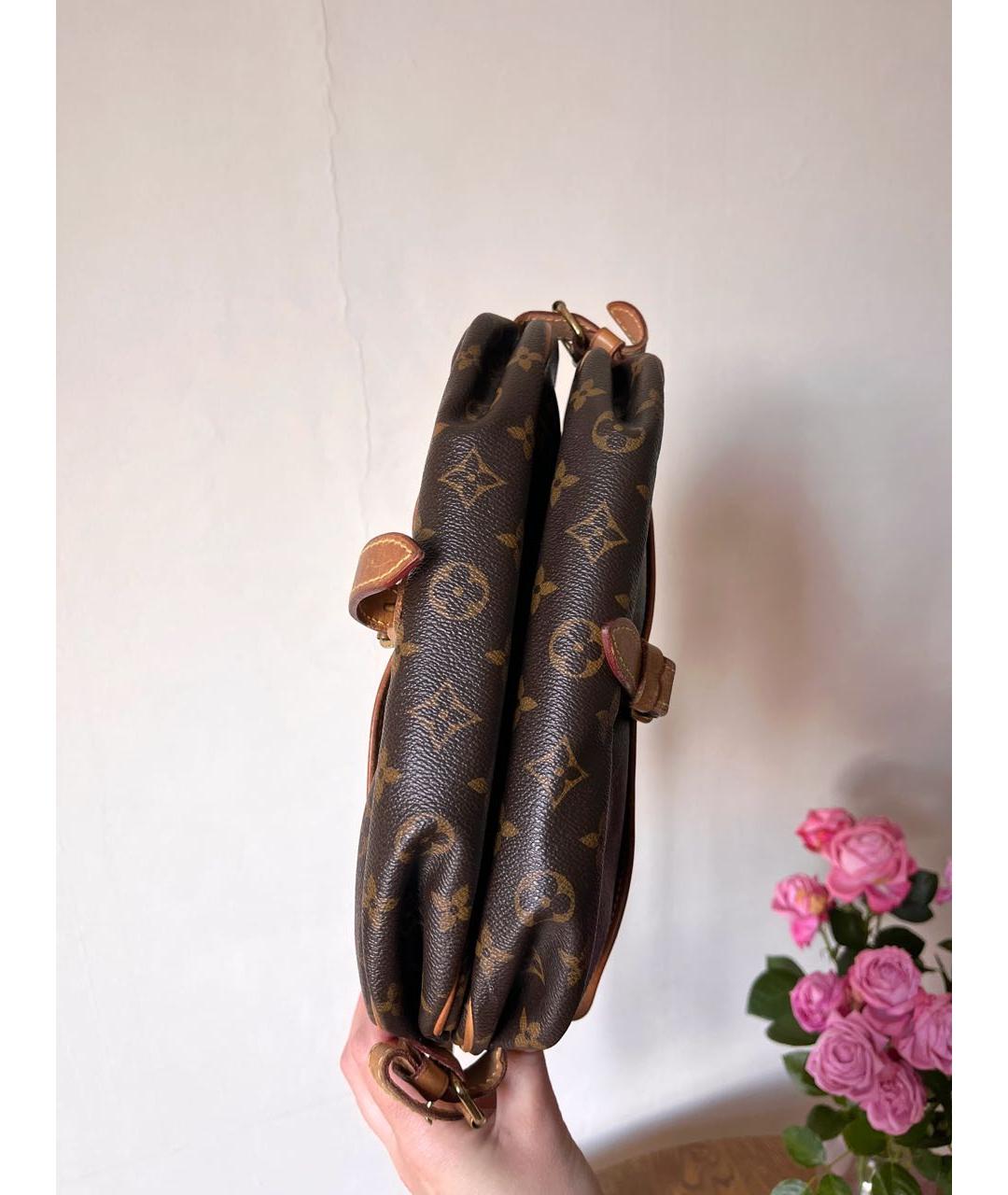 LOUIS VUITTON Коричневая сумка через плечо, фото 5