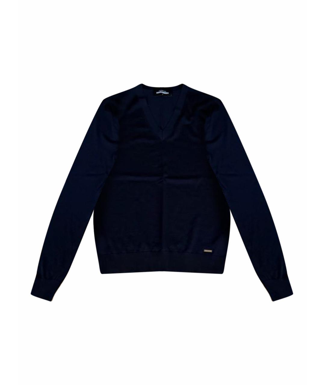 DSQUARED2 Темно-синий джемпер / свитер, фото 1