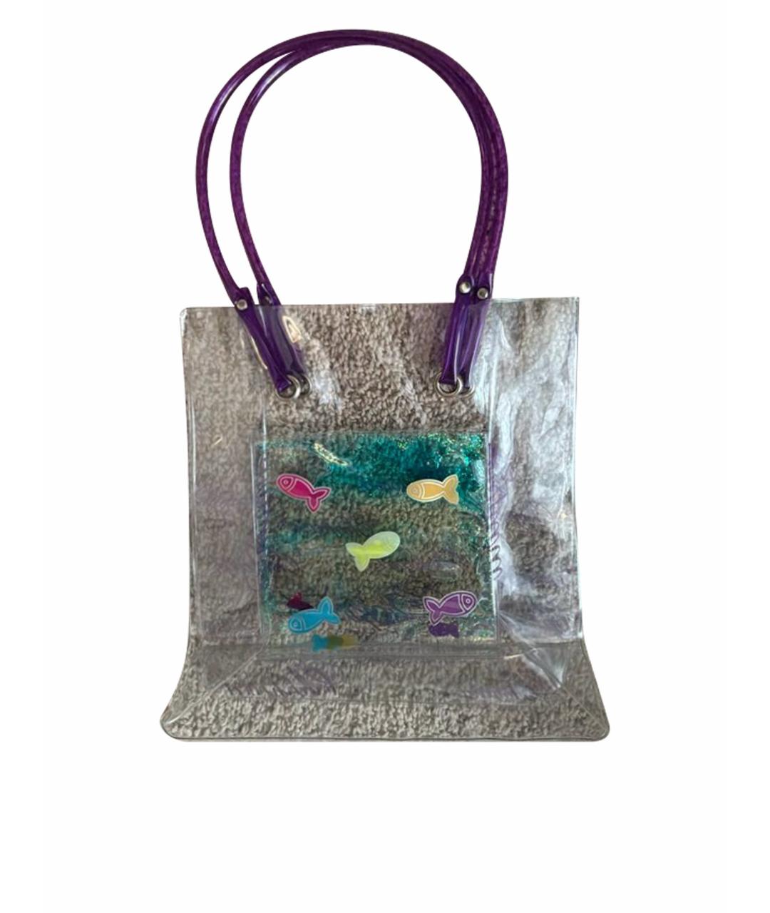 CHOPARD Белая синтетическая пляжная сумка, фото 1