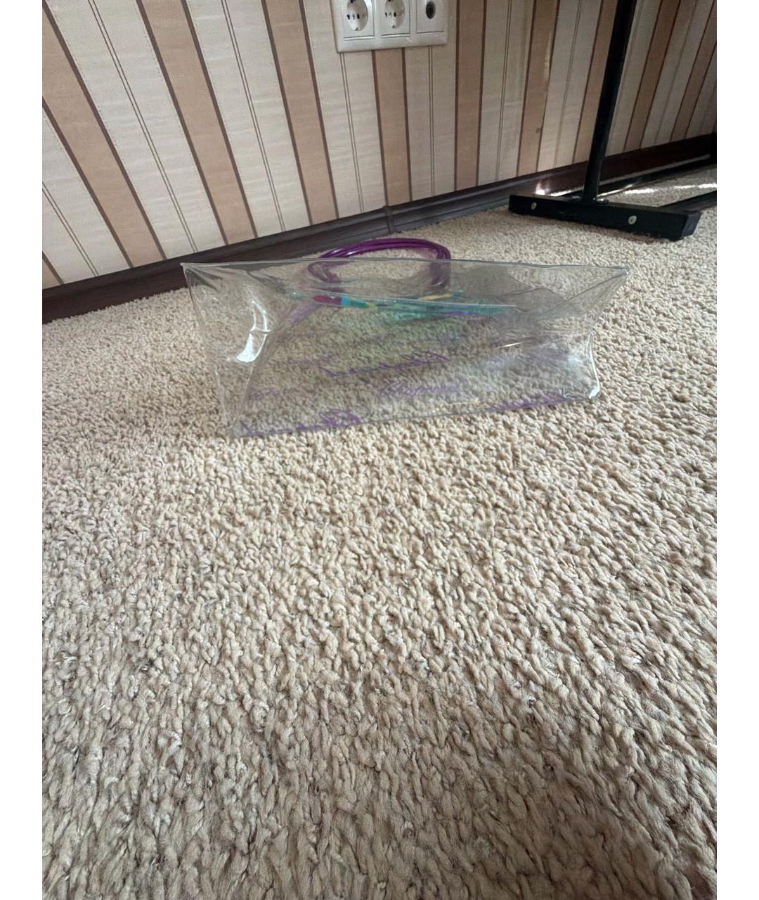 CHOPARD Белая синтетическая пляжная сумка, фото 6